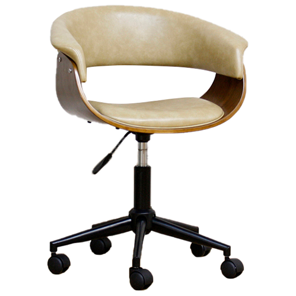 チェア オフィスチェア ガス圧昇降式 キャスター付 カウンターチェア