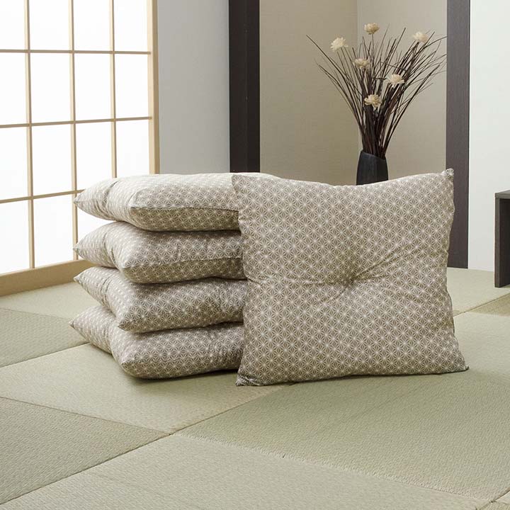 座布団 5個セット 55 59 銘仙判 日本製 おしゃれ 5枚 5点 ざぶとん 和