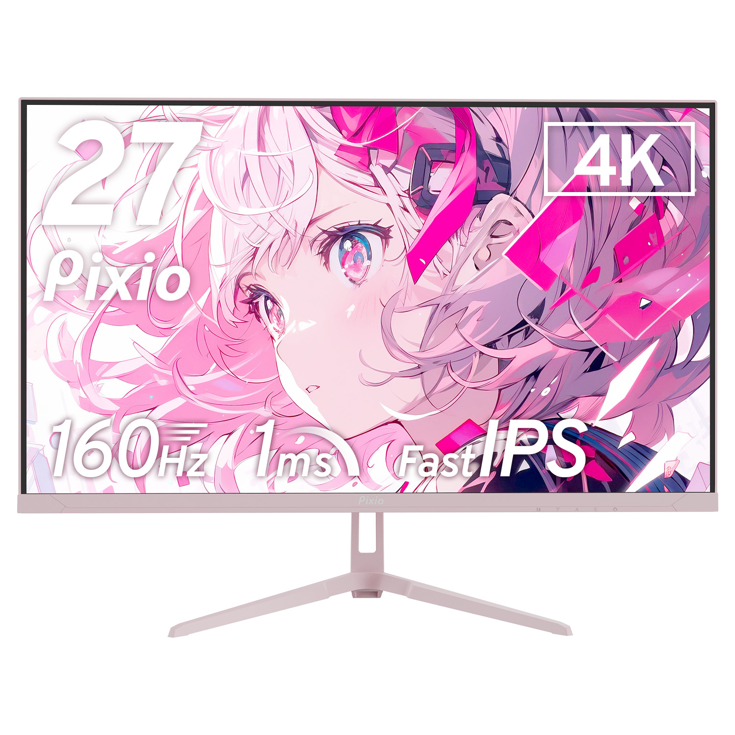 Pixio ゲーミングモニター 4K PX27UWAVE 白 ホワイト 27インチ 160hz