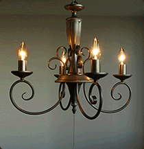 照明 シャンデリア アンティーク RUSTY CHANDELIER Goody Grams