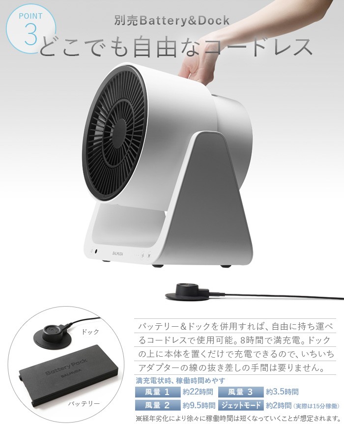 BALMUDA（バルミューダ） グリーンファン C2 サーキュレーター 扇風機