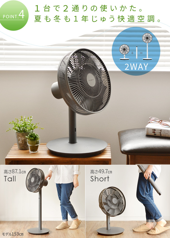 BALMUDA（バルミューダ） 収納袋付き 扇風機 ザ・グリーンファン