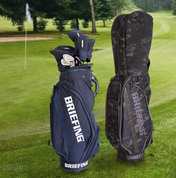 BRIEFING（ブリーフィング） キャディバッグ [ウッドランドカモ