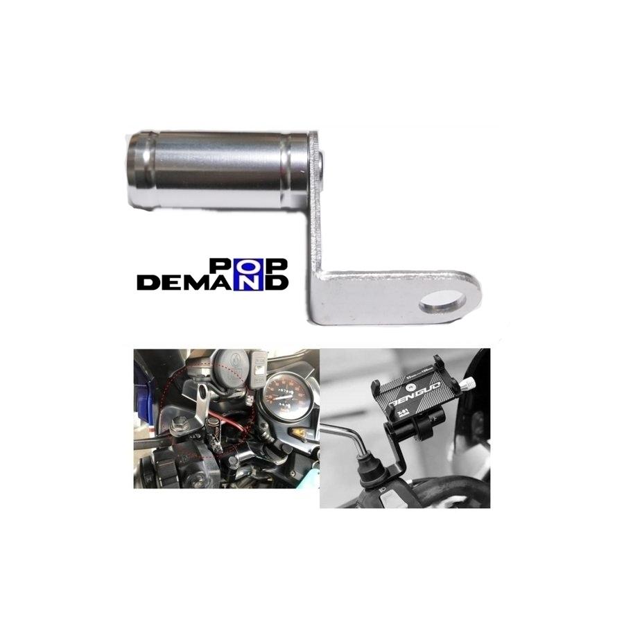 ◇即日発送◇汎用 黒 スマホ ホルダー 取付用に マルチバー ライブ Dio