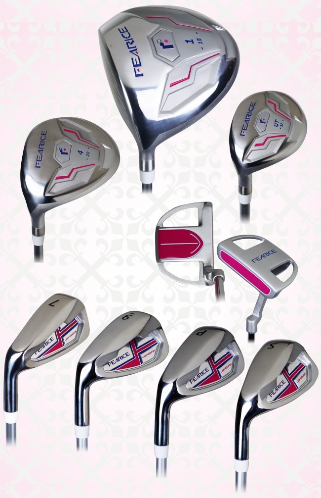 Snazzy Fairness レディースL 右利き　ゴルフセット レフティ レディース ピンクラッシュ2クラブセット (W1/W4/W7/U26/#7