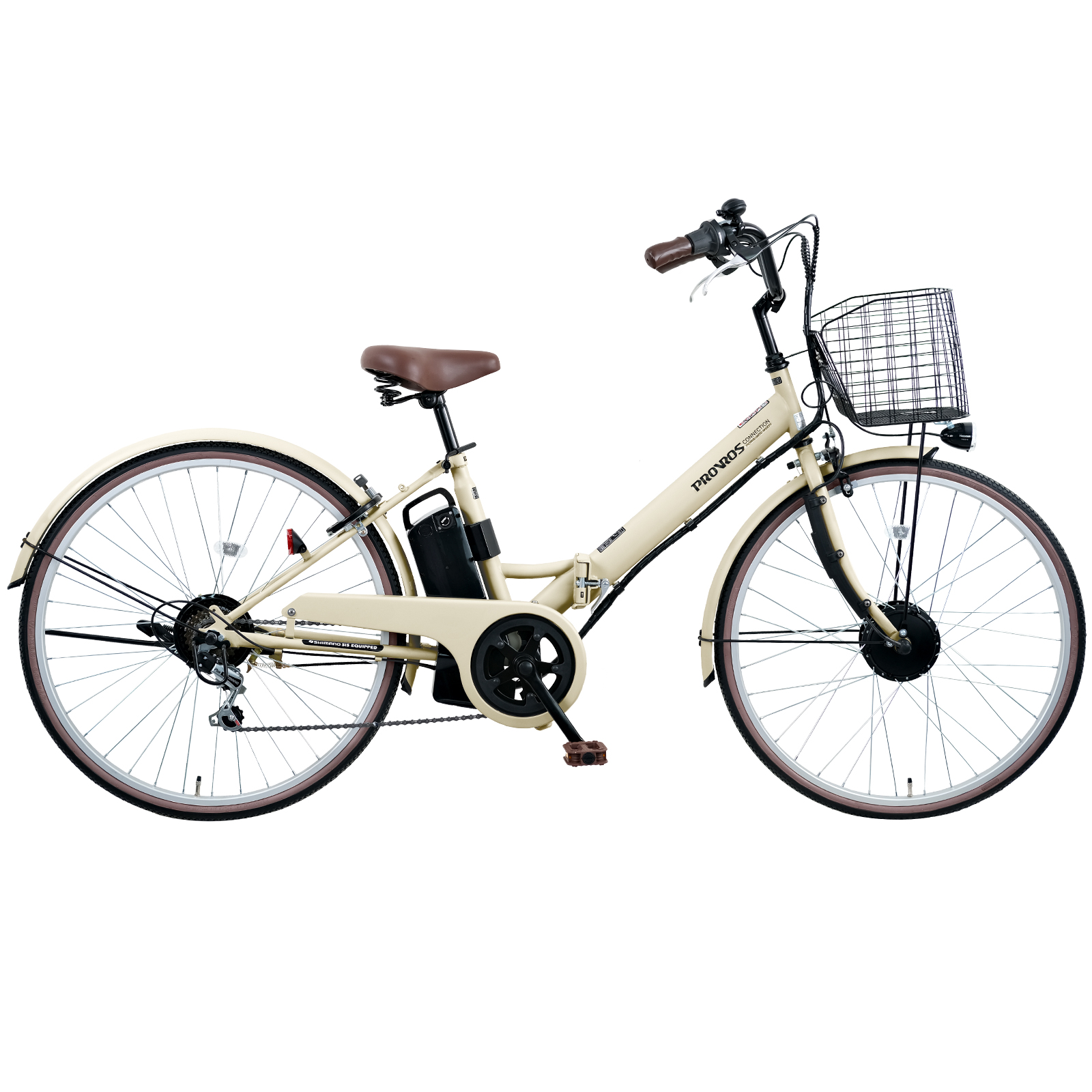 PROVROS（プロブロス） 電動自転車 折りたたみ 電動アシスト自転車 26