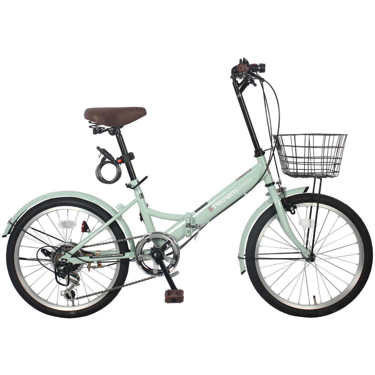 PROVROS（プロブロス） 折りたたみ自転車 20インチ シマノ 6段変速ギア