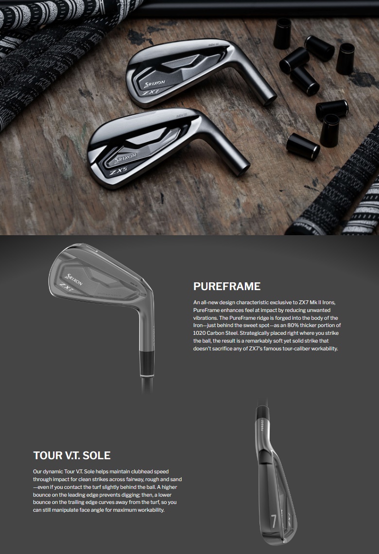 限定アイアン！Srixon ZX7 Mk II Black Chrome Iron スリクソン ZX7