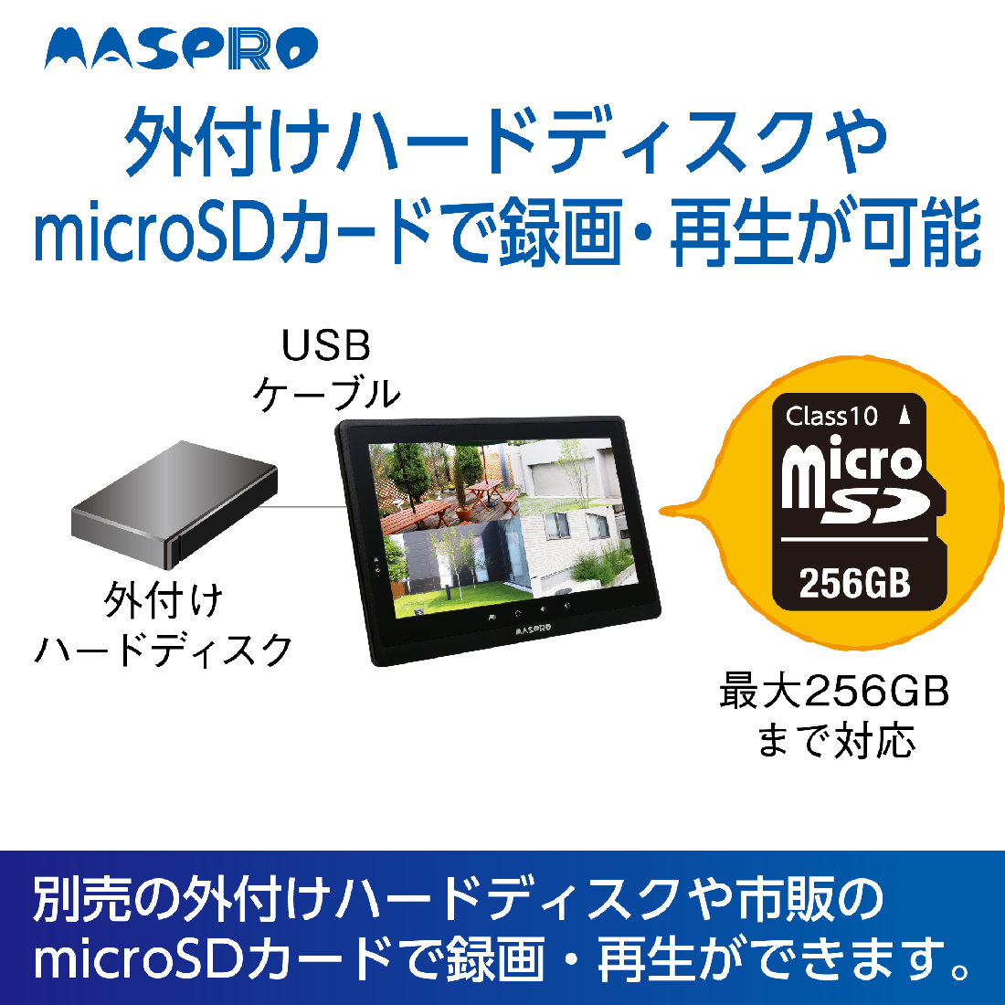 マスプロ（MASPRO） 期間限定10%OFF 防犯カメラセット EP2WCFL 10