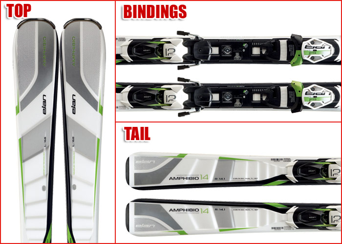 elan（エラン） スキー2点セット AMPHIBIO 14 FUSION ビンディング付き