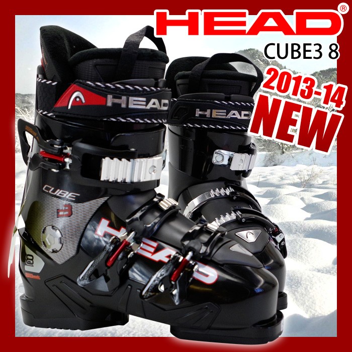 HEAD（ヘッド） スキーブーツ HEAD CUBE3 8 ブラック メンズ 25.0/26.0