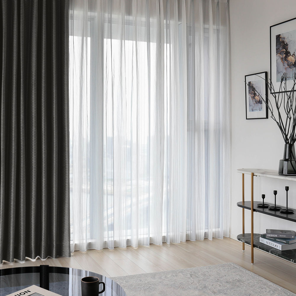 川島織物セルコン レースカーテン オーダー 洗濯可能 防炎 遮熱