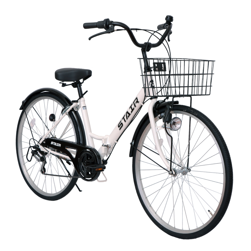 折りたたみシティサイクル 折りたたみ自転車 シマノ製6段変速 26インチ