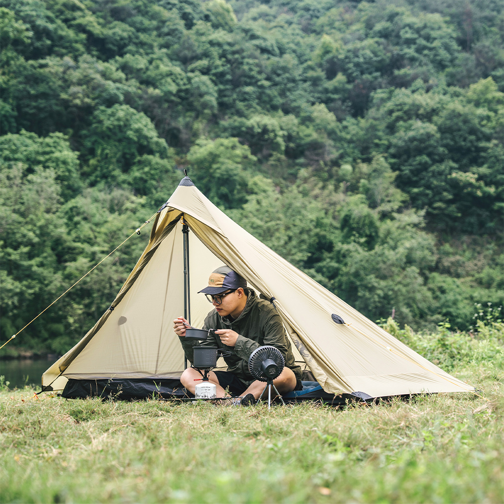 Qunature テント ワンポールテント 1人用 ポールレス 防水 ソロ