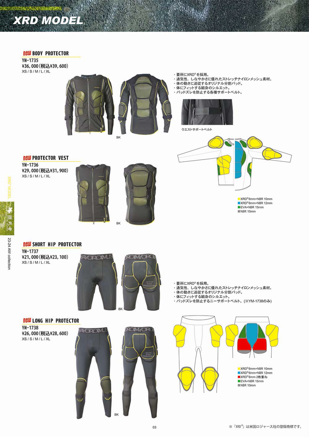 鎧武者 ヨロイムシャ yoroimusya YM-1735 ボディープロテクター
