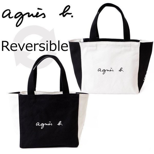 agnes b.（アニエスベー） バッグ ミニ トートバッグ リバーシブル
