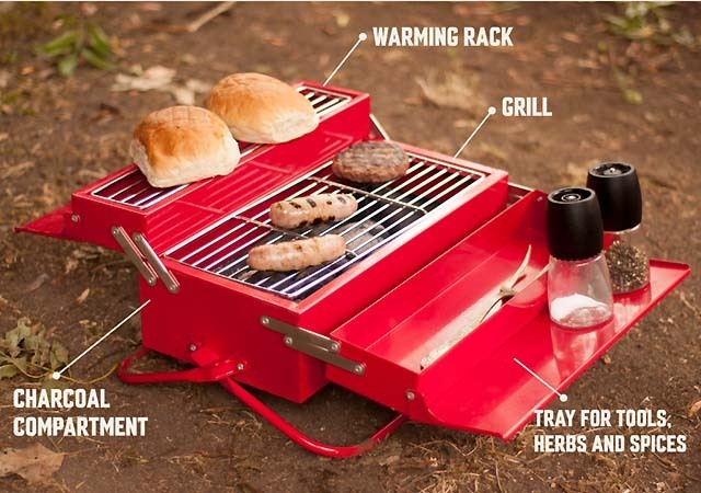 Suck UK【サックUK】BBQツールボックス 工具箱型バーベキュー グリル