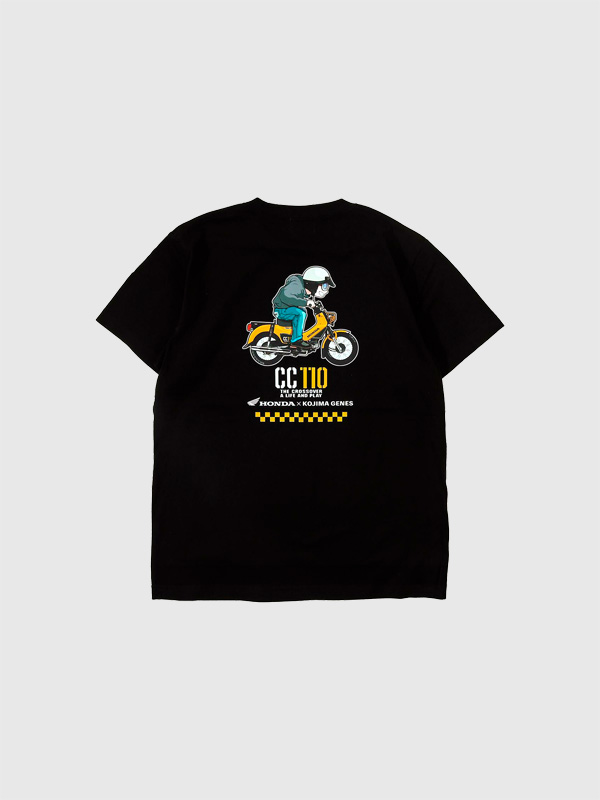 KOJIMA GENES 児島ジーンズ Tシャツ HONDA ホンダ クロス カブ コラボ