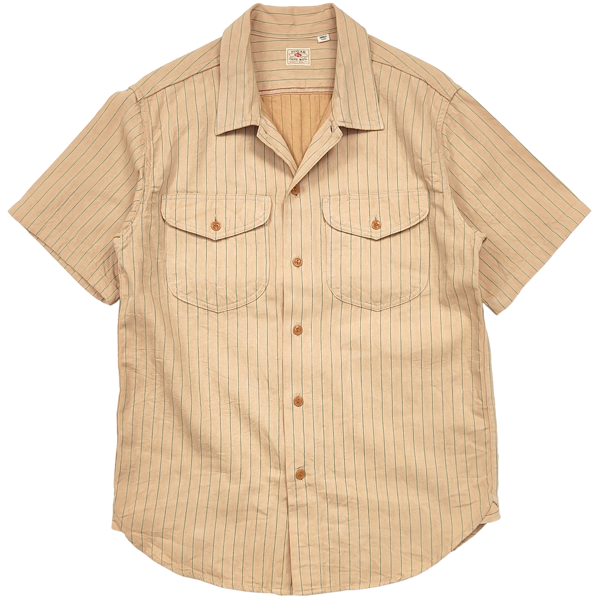 SUGAR CANE シュガーケーン コークストライプ ワークシャツ