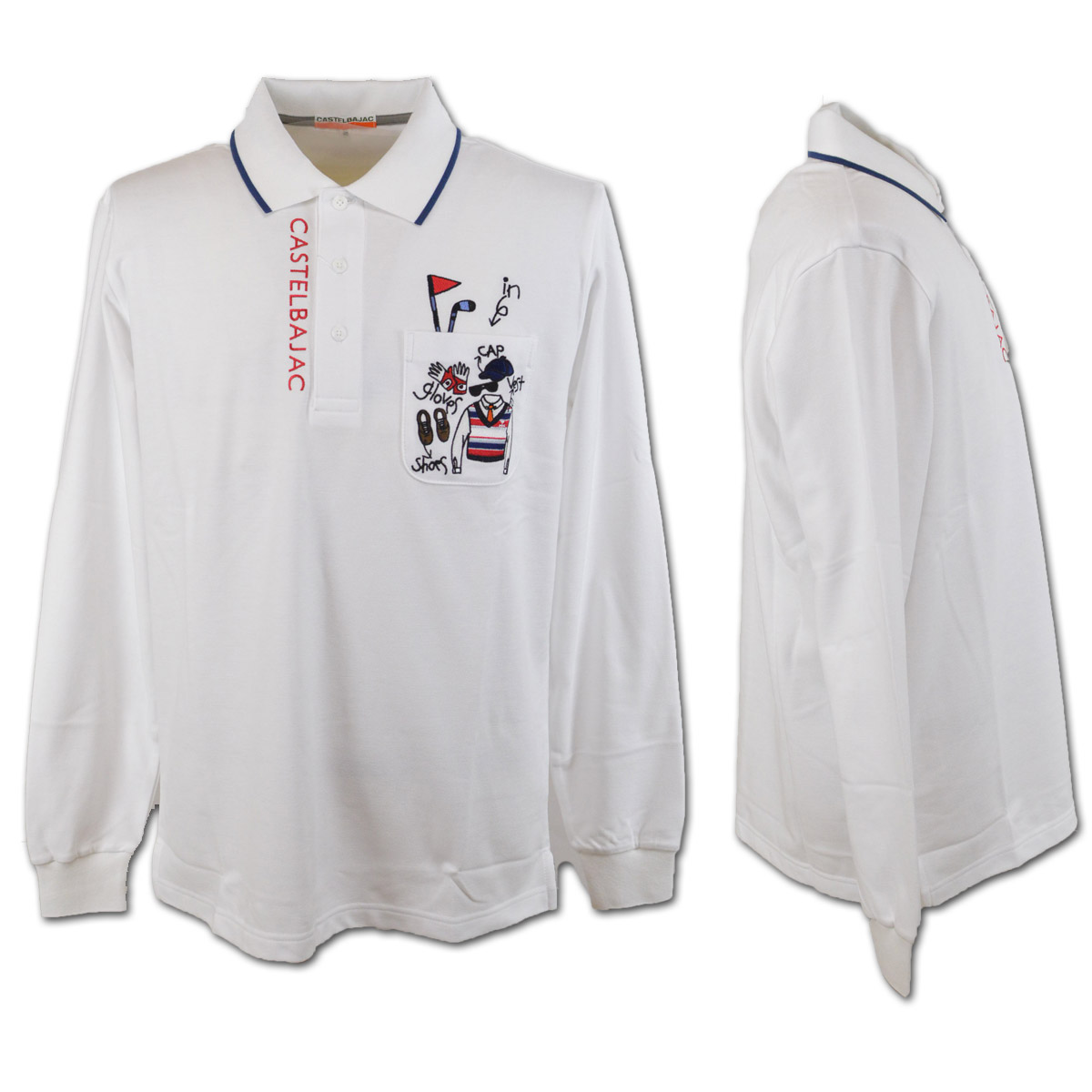 CASTELBAJAC（カステルバジャック） 長袖ポロシャツ メンズ ゴルフ