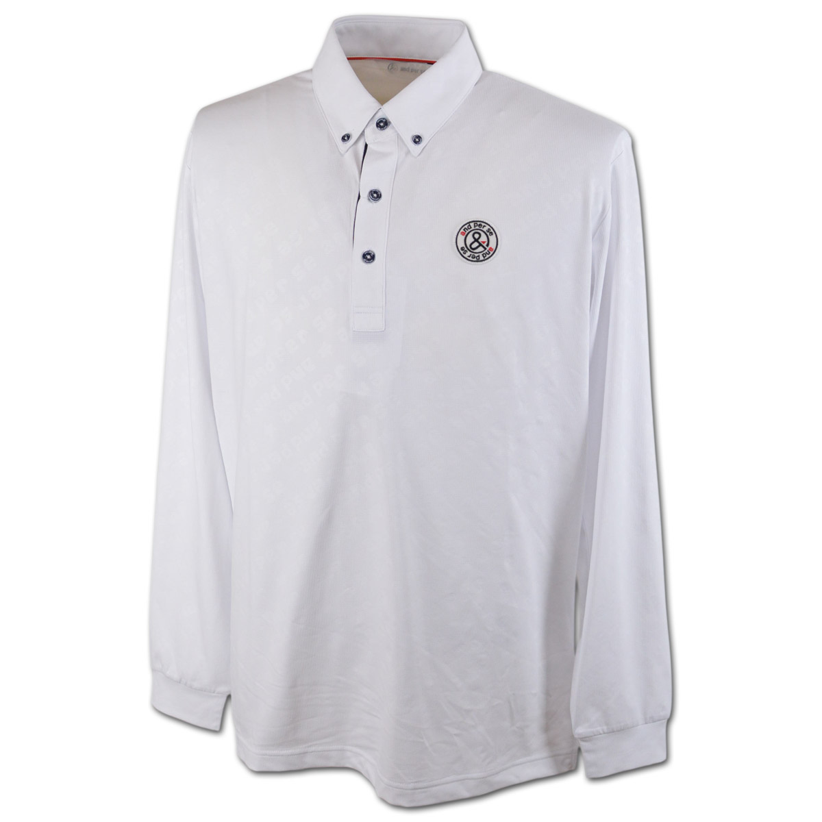 and per se（アンパスィ） 長袖ポロシャツ ゴルフウェア メンズ 秋冬用