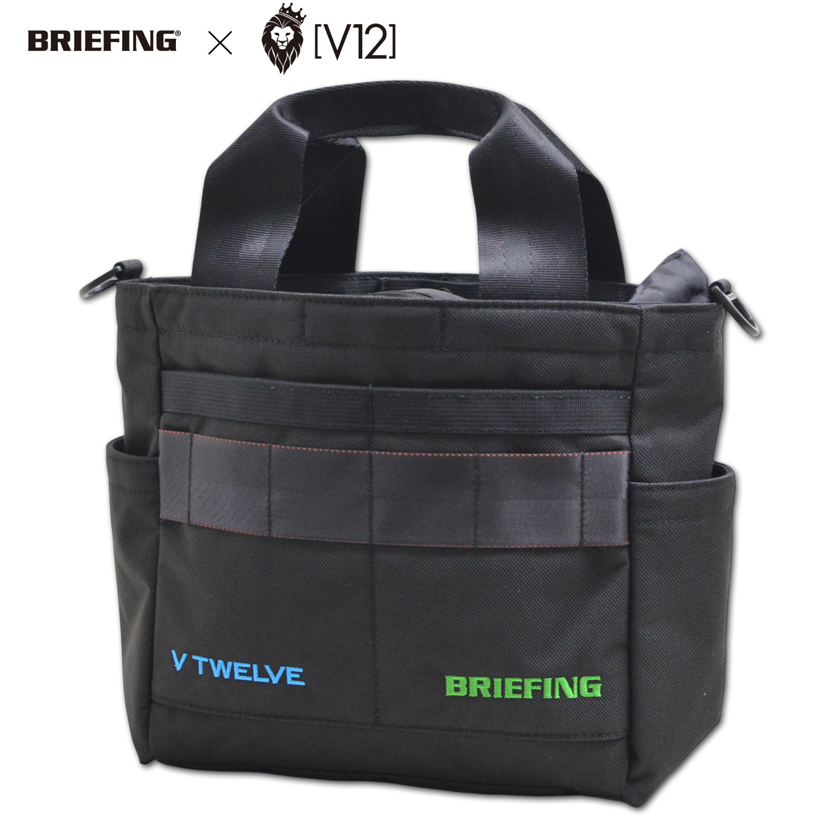 V12（ヴィ・トゥエルヴ） V12 BRIEFING カートバッグ BG12 CART BAG 黒