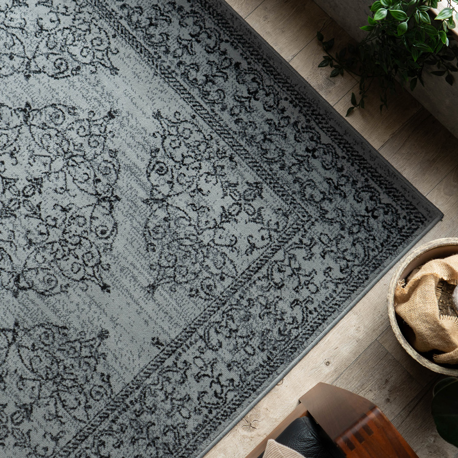 サヤンサヤン ラグマット 2畳 200x200 絨毯 おしゃれ ベルギー