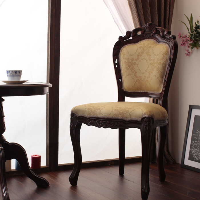 スタンザインテリア ダイニングチェア 椅子 おしゃれ ロココ調