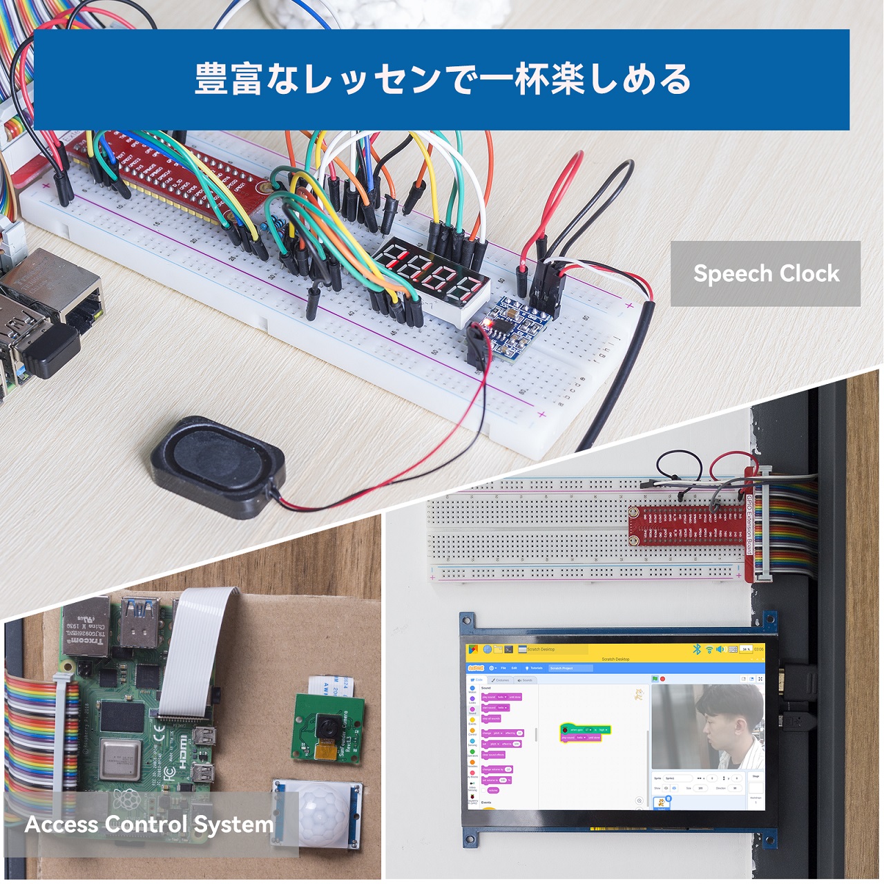 SunFounder公式代理店 SunFounder Raspberry Pi スターターキット究極