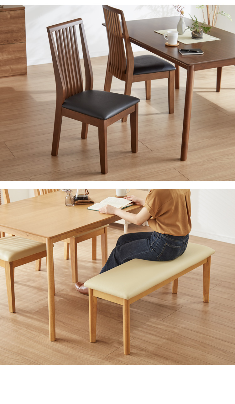 ダイニングテーブル 幅135 単品 4人掛け ウォールナット オーク 天然木