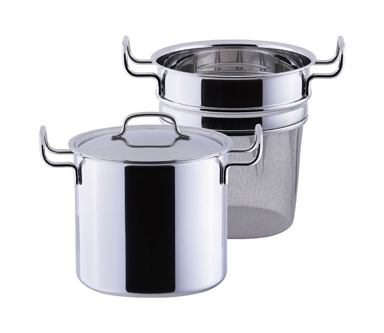 ジオ・プロダクト 日本製 パスタポット 21cm GEO-21P パスタ鍋 ガス火