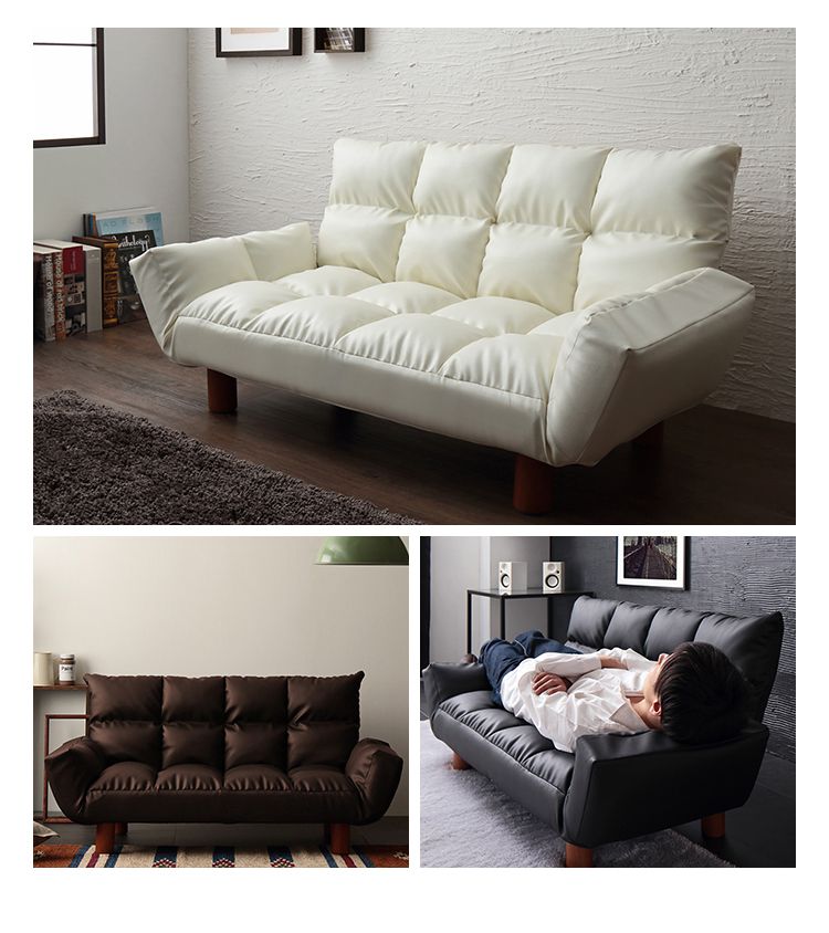 リコメン堂 カウチソファ コンパクト 幅115cm 1人暮らし