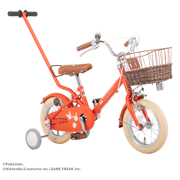 モンポケ 自転車 幼児用自転車 子供用自転車 2歳半から 手押し付