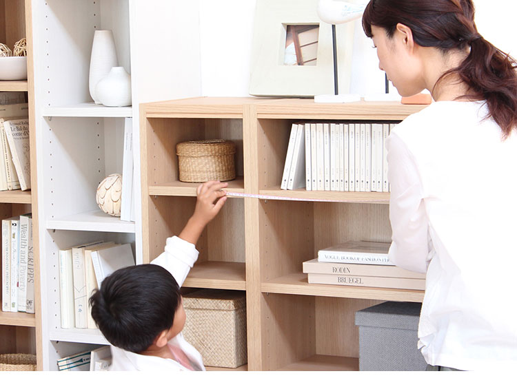 タナリオ 収納キャビネット本棚 オープンラックフリーラック 幅59cm 高