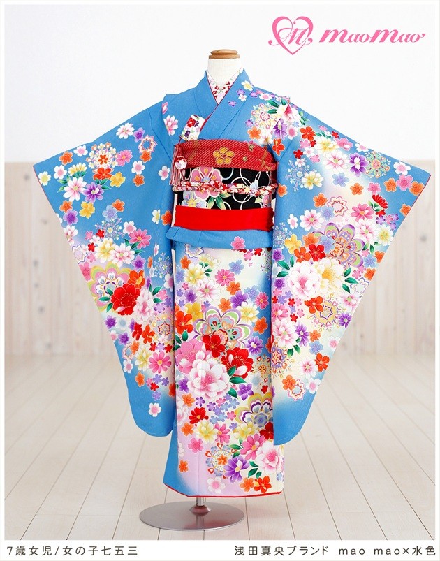 7歳 女の子 七五三レンタル 着物レンタル j7039 フルセット 753 子供