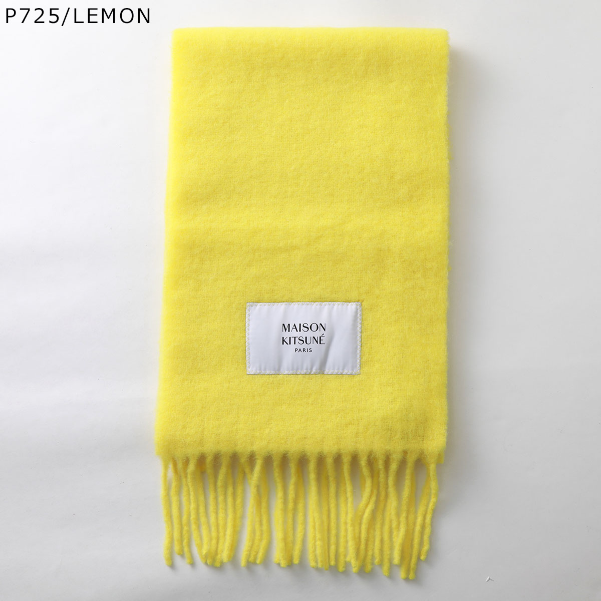 MAISON KITSUNE（メゾン キツネ） マフラー BABY ALPACA PLAIN SCARF