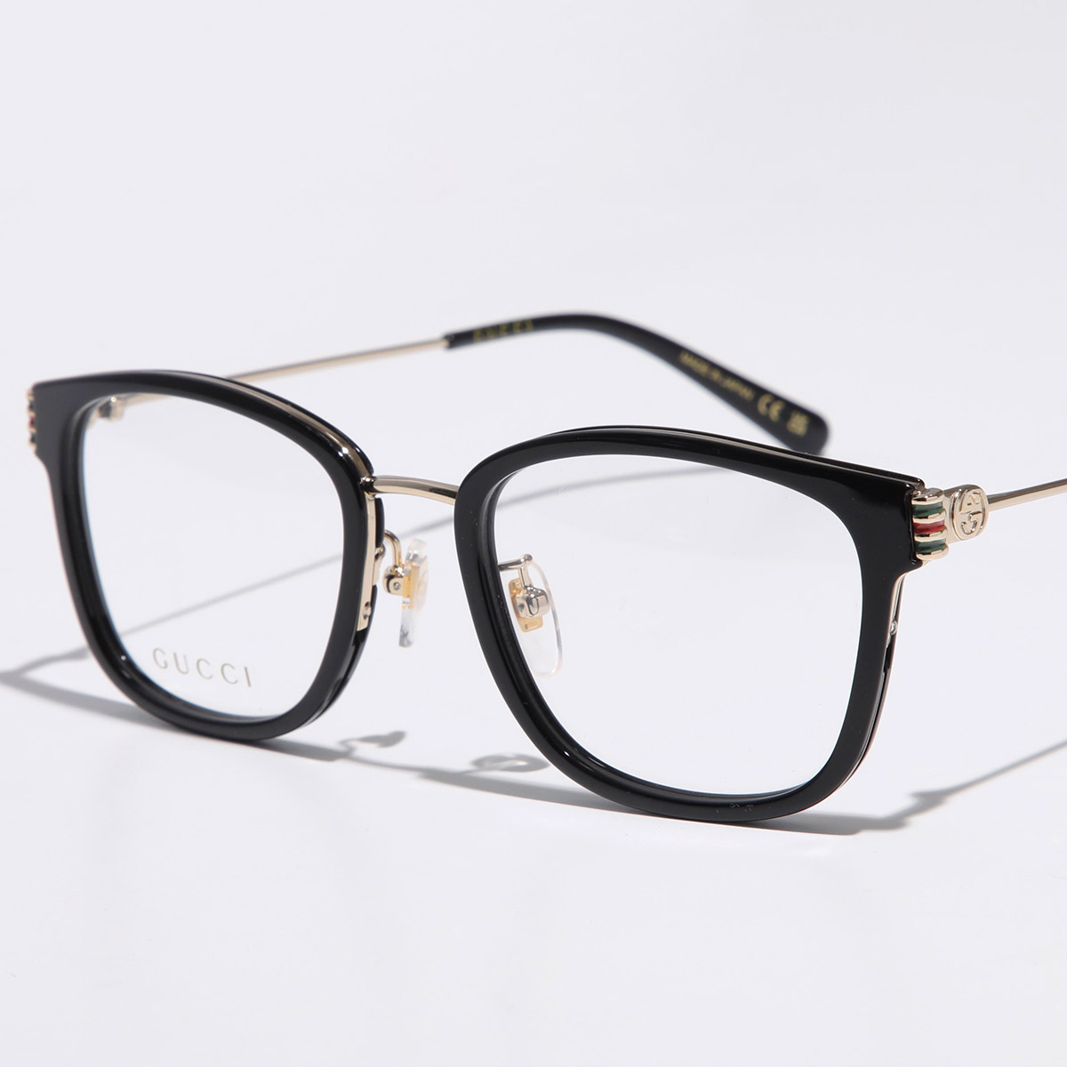 GUCCI（グッチ） メガネ GG1886OA メンズ ウェリントン型 ダブルG 黒縁