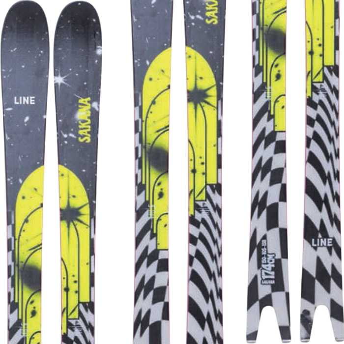 スキー2点セット] ライン スキー板 2026 LINE SAKANA + 26 MARKER