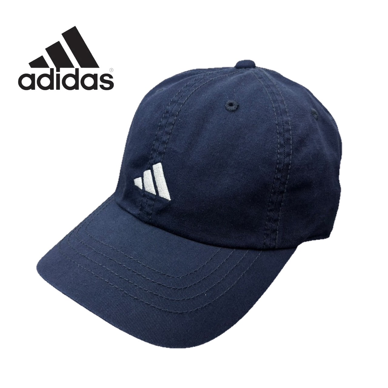 adidas（アディダス） キャップ 帽子 刺繍ロゴ ベースボール ツイル