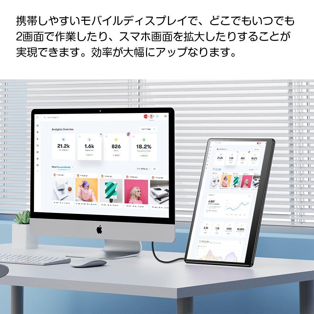 EVICIV モバイルモニター ゲーミングモニター 15.6インチ 4K