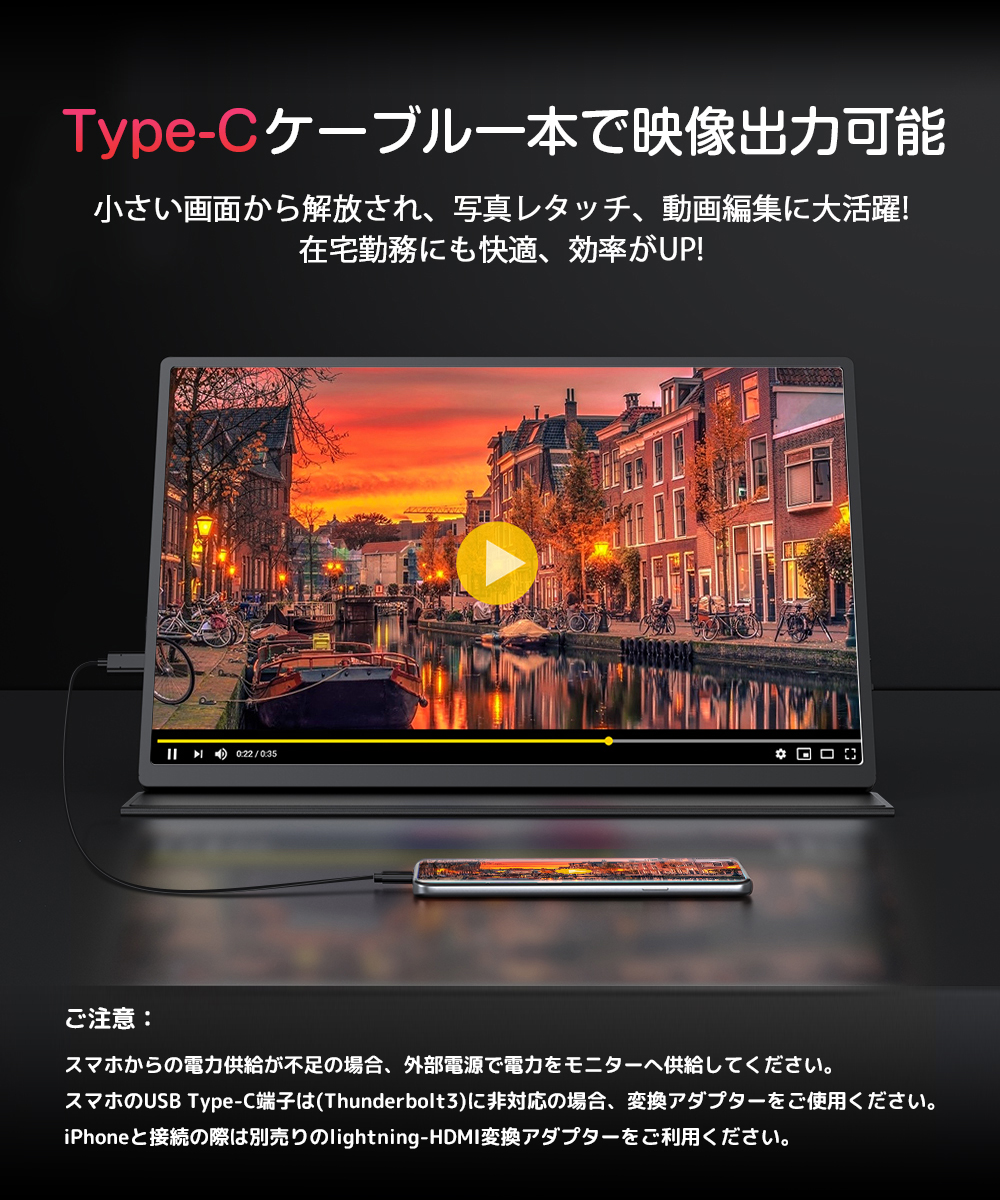 EVICIV 120Hz 16インチ 2K モバイルモニター モバイルディスプレイ