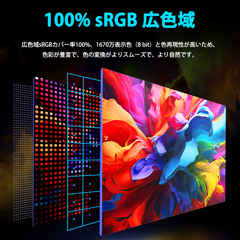 144Hz 1080P】EVICIV モバイルモニターモバイルディスプレイ 17.3