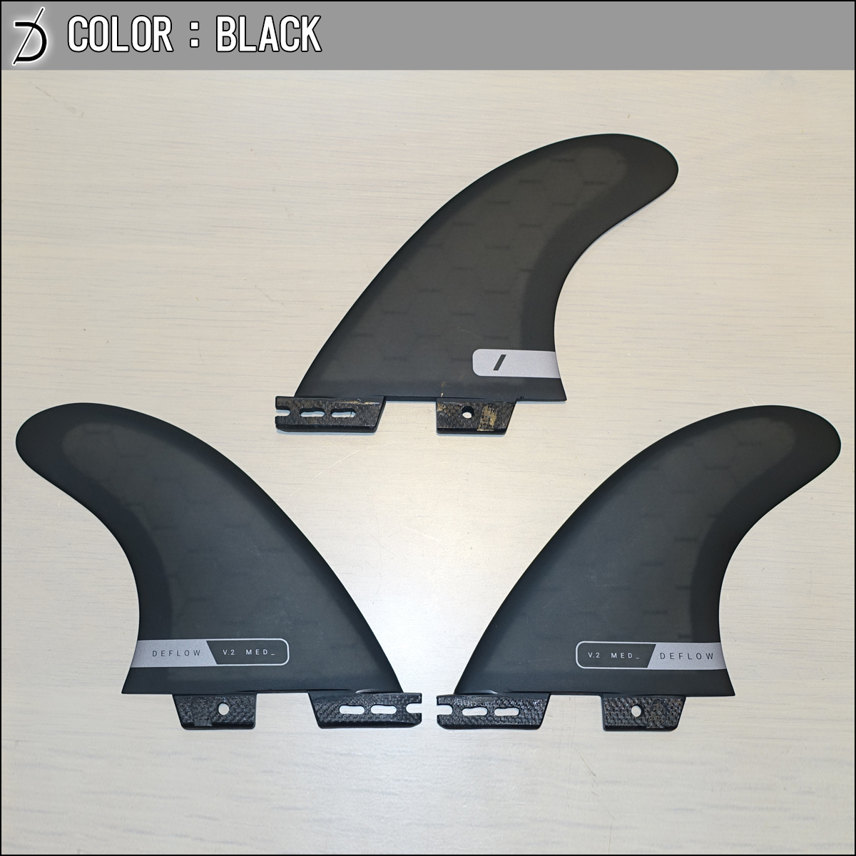 DEFLOW デフロウ FCS2 フィン トライフィン V.2 FIN EVO 3本セット