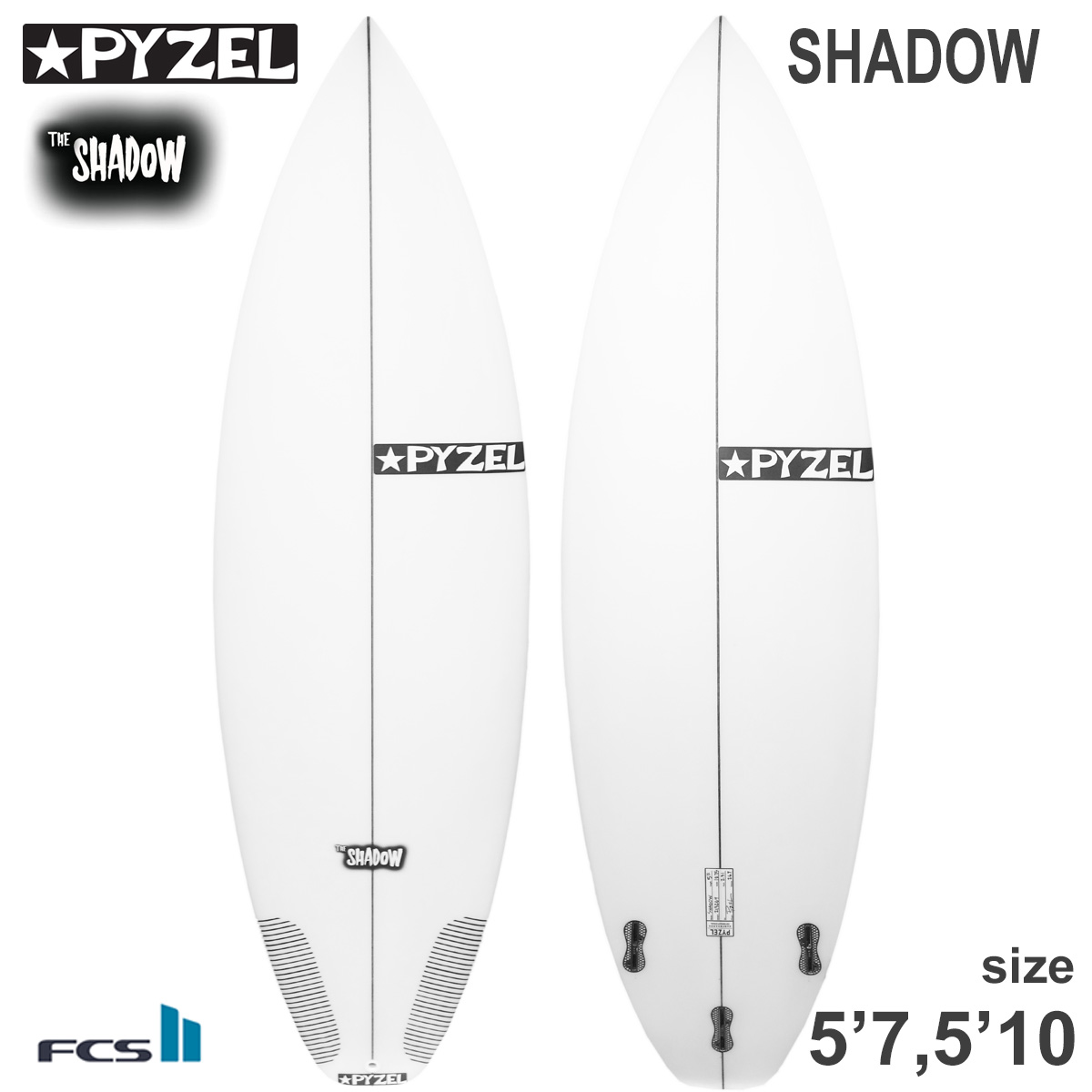 パイゼルサーフボード PYZEL SURFBOARDS SHADOW シャドウ PU