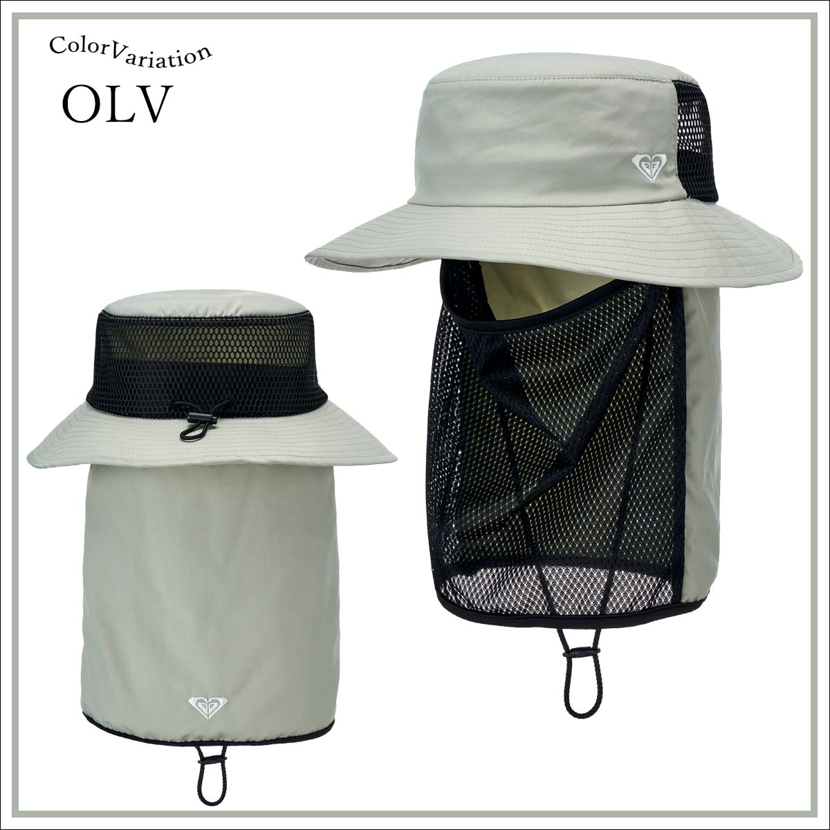 ROXY（ロキシー） 26 SS ROXY サーフハット 帽子 フェイスマスク UV