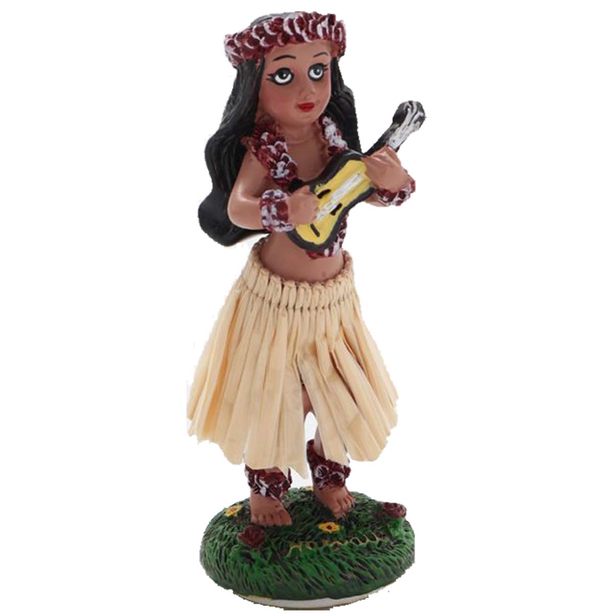 KahiKo カヒコ フラドール ガール ウィズ ウクレレ ハワイアン人形