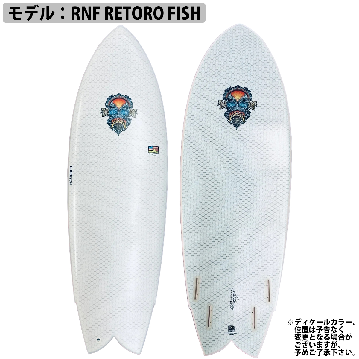 リブテック LIB TECH RNF RETORO FISH RNFレトロフィッシュ EPS
