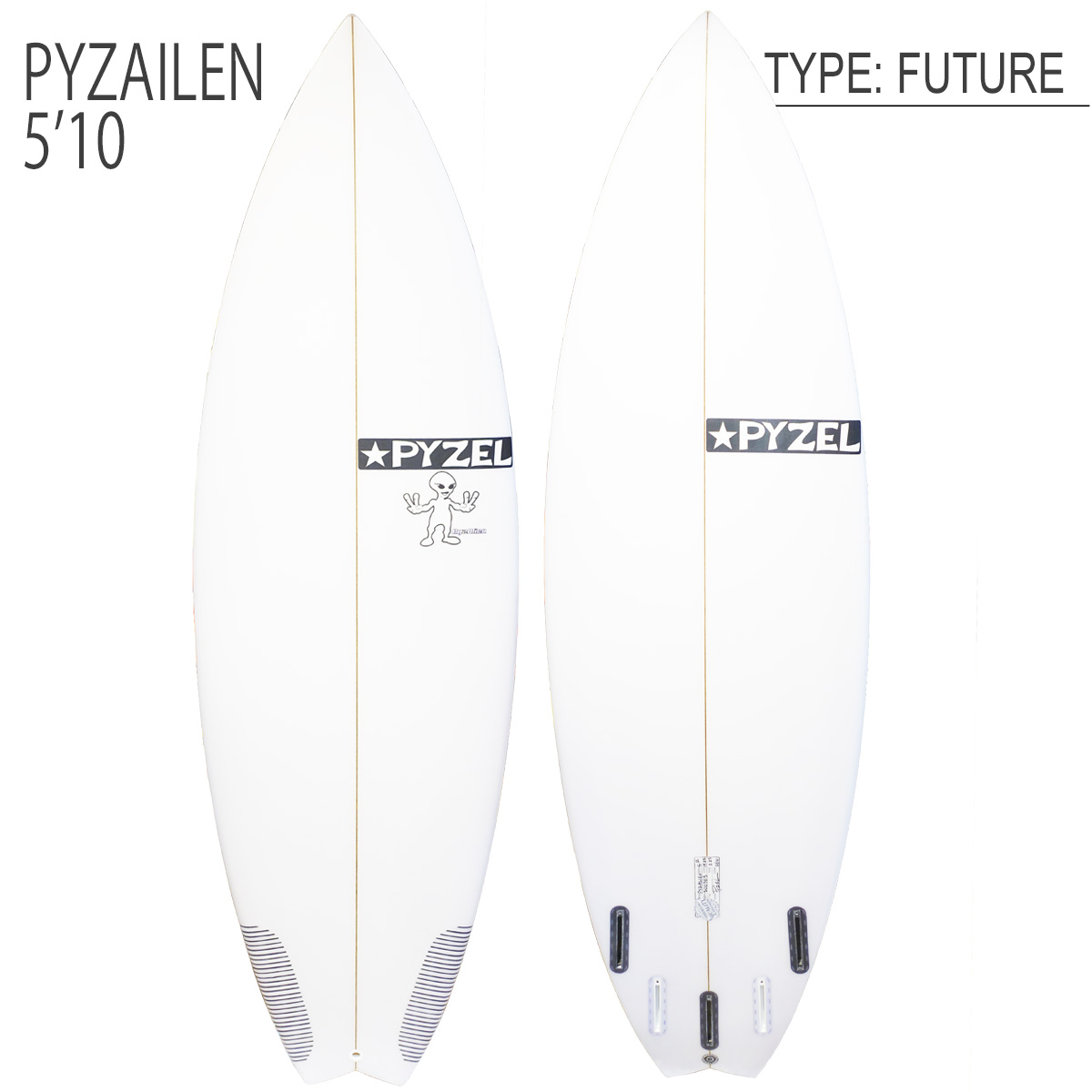 パイゼル PYZEL SURFBOARDS PYZALIEN パイゼリアン PU サーフボード