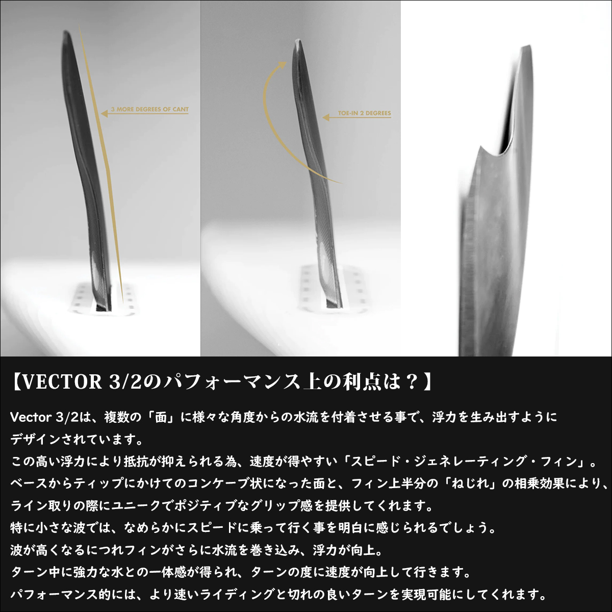 futures.（フューチャー） 24 futures. フィン ALPHA VECTOR 3/2 LARGE