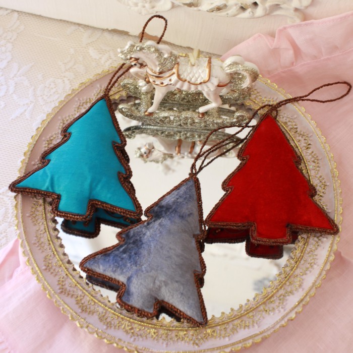 SALE30%OFF) ツリー オーナメント クリスマスツリー ビーズ 刺繍